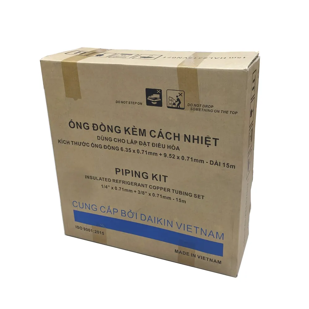 Ống đồng kèm cách nhiệt 6.35 + 9.52 x 0.71 mm chính hãng Daikin