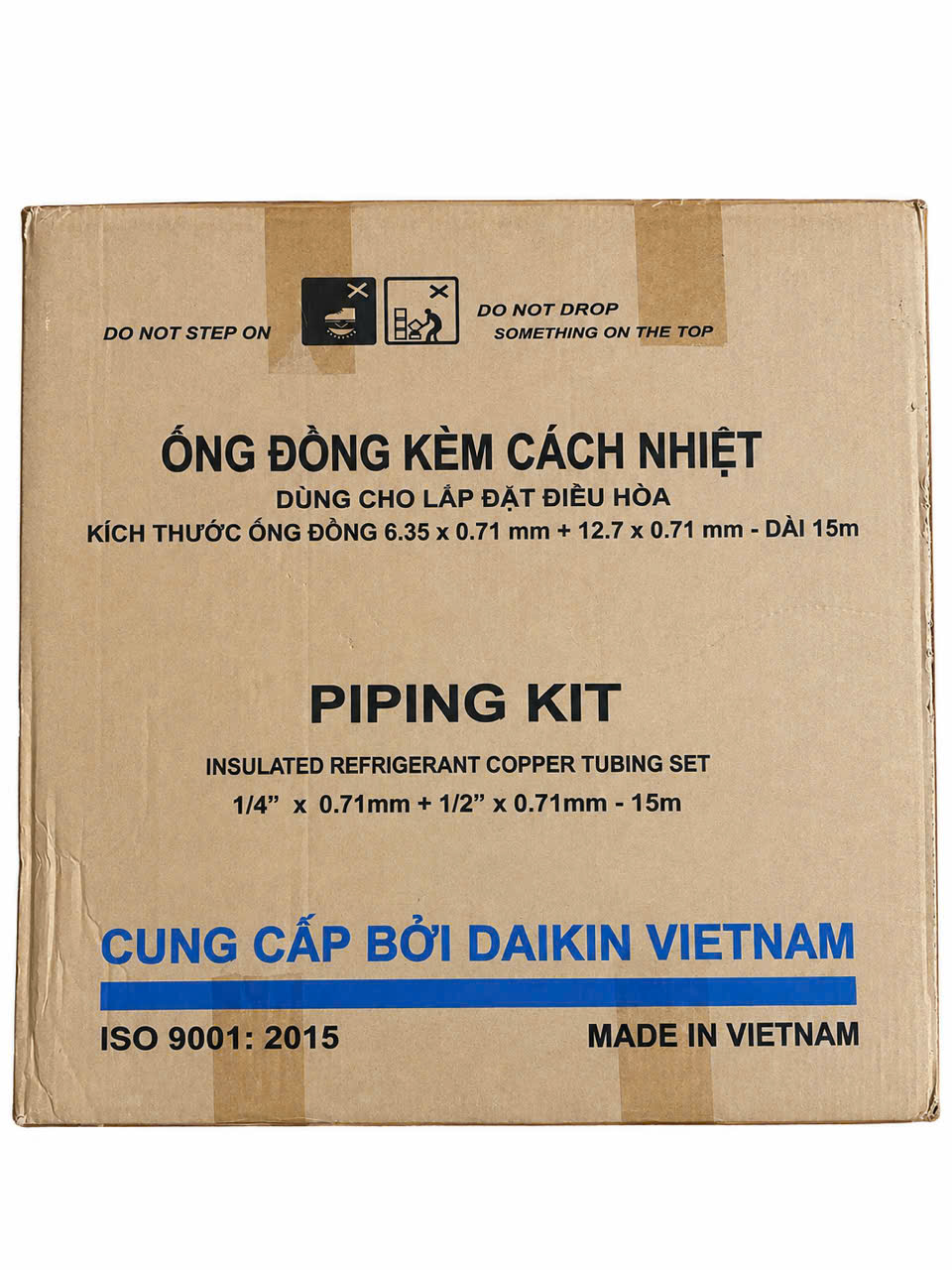 Ống đồng kèm cách nhiệt 6.35 + 12.7 x 0.71 mm chính hãng Daikin